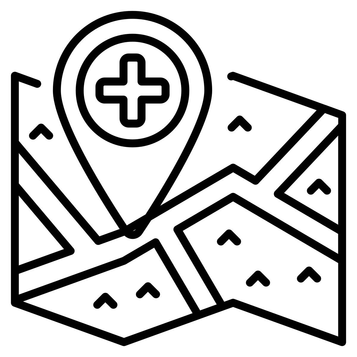 hospital location icon