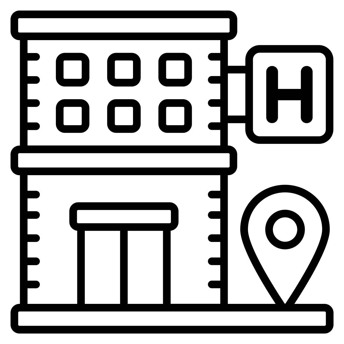 hotel location icon