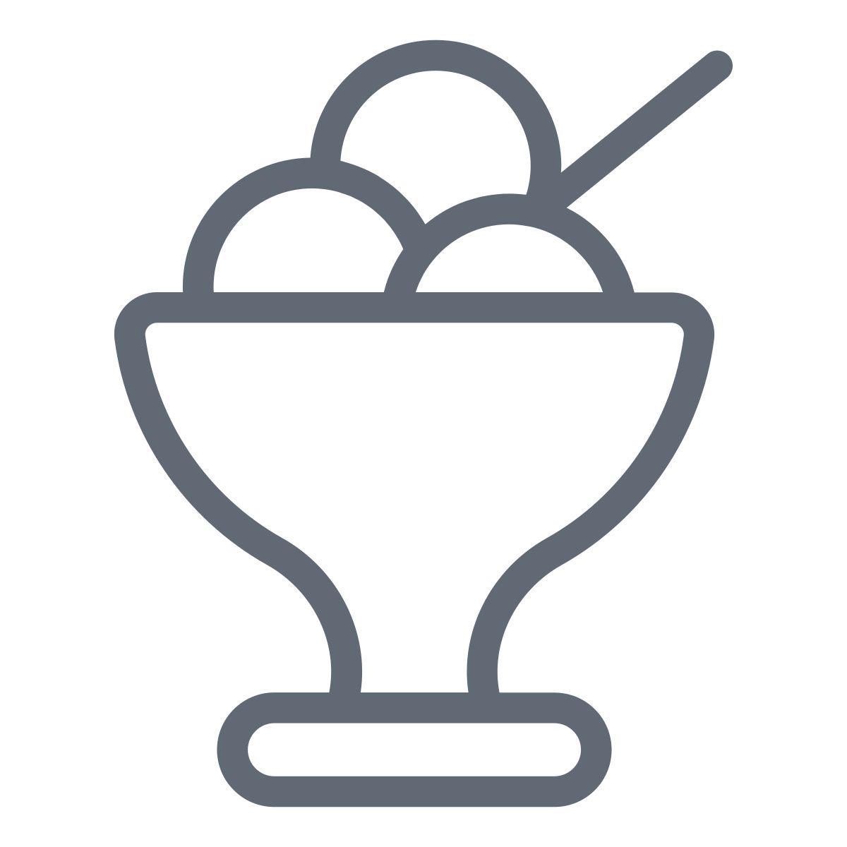 ice cream cup icon