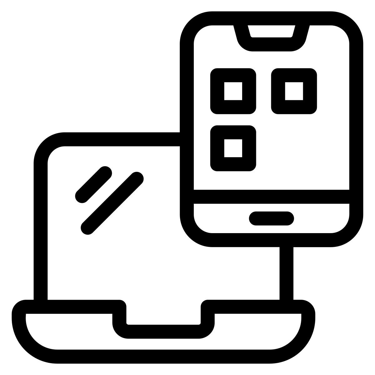 laptop mobile icon