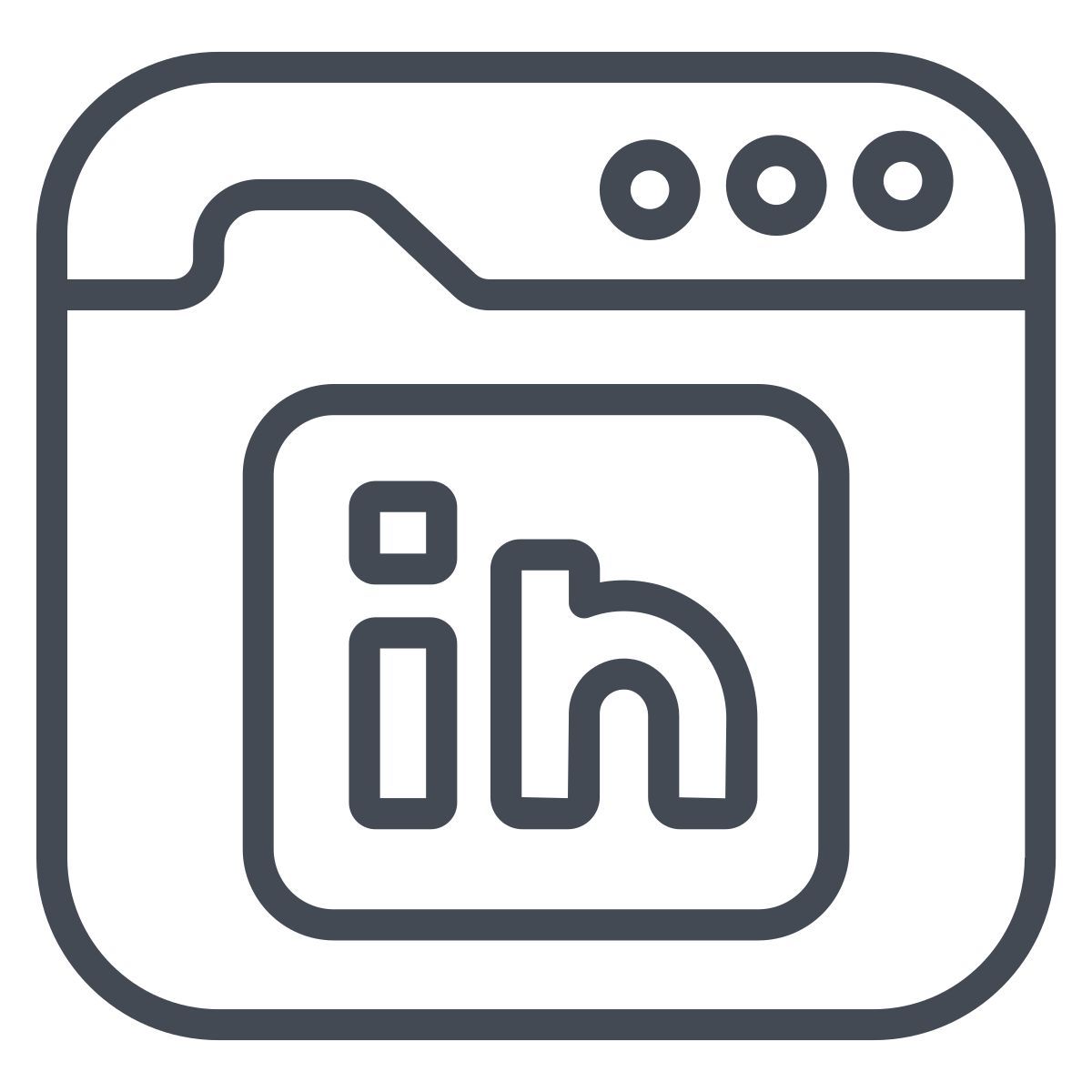 linked in icon