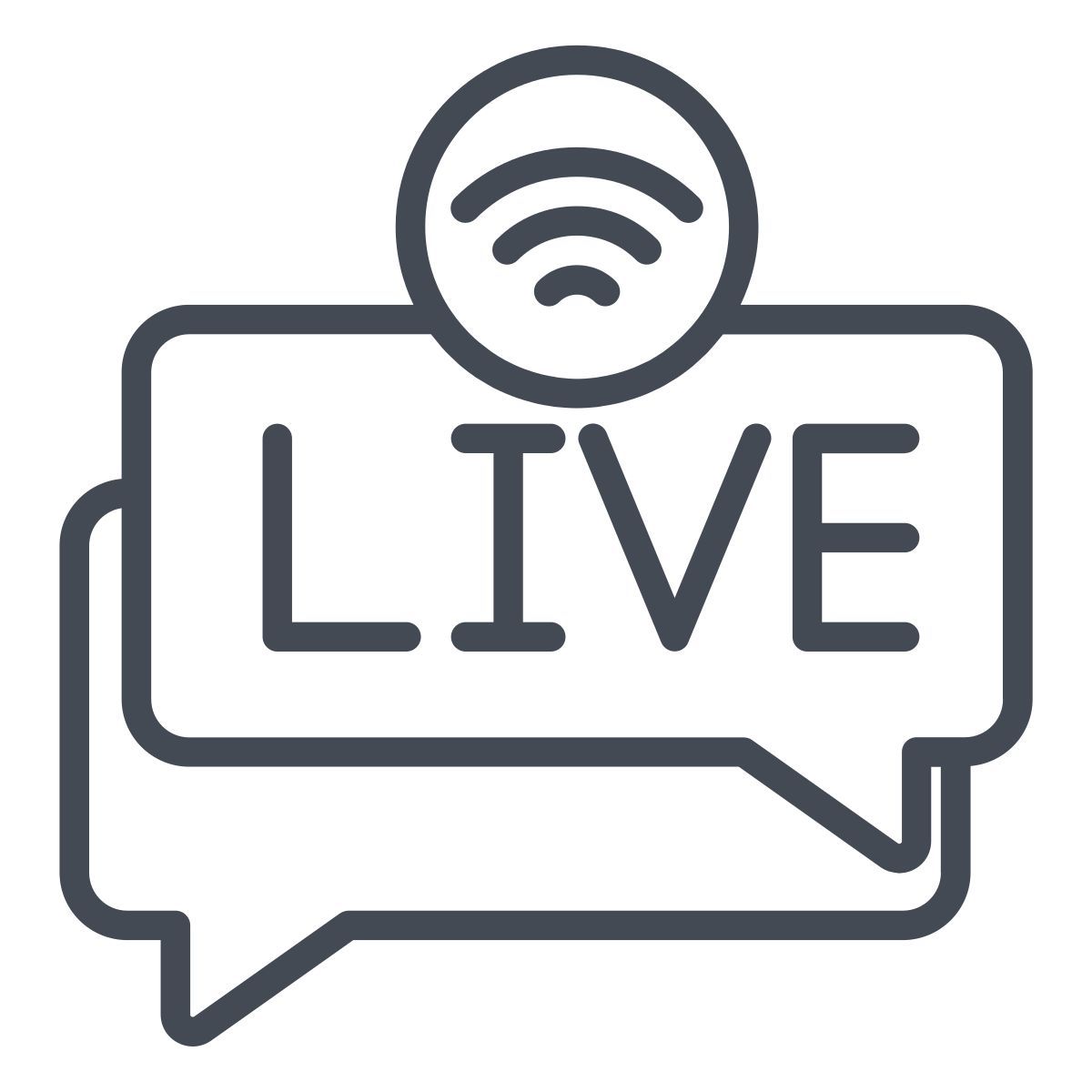 live streaming icon