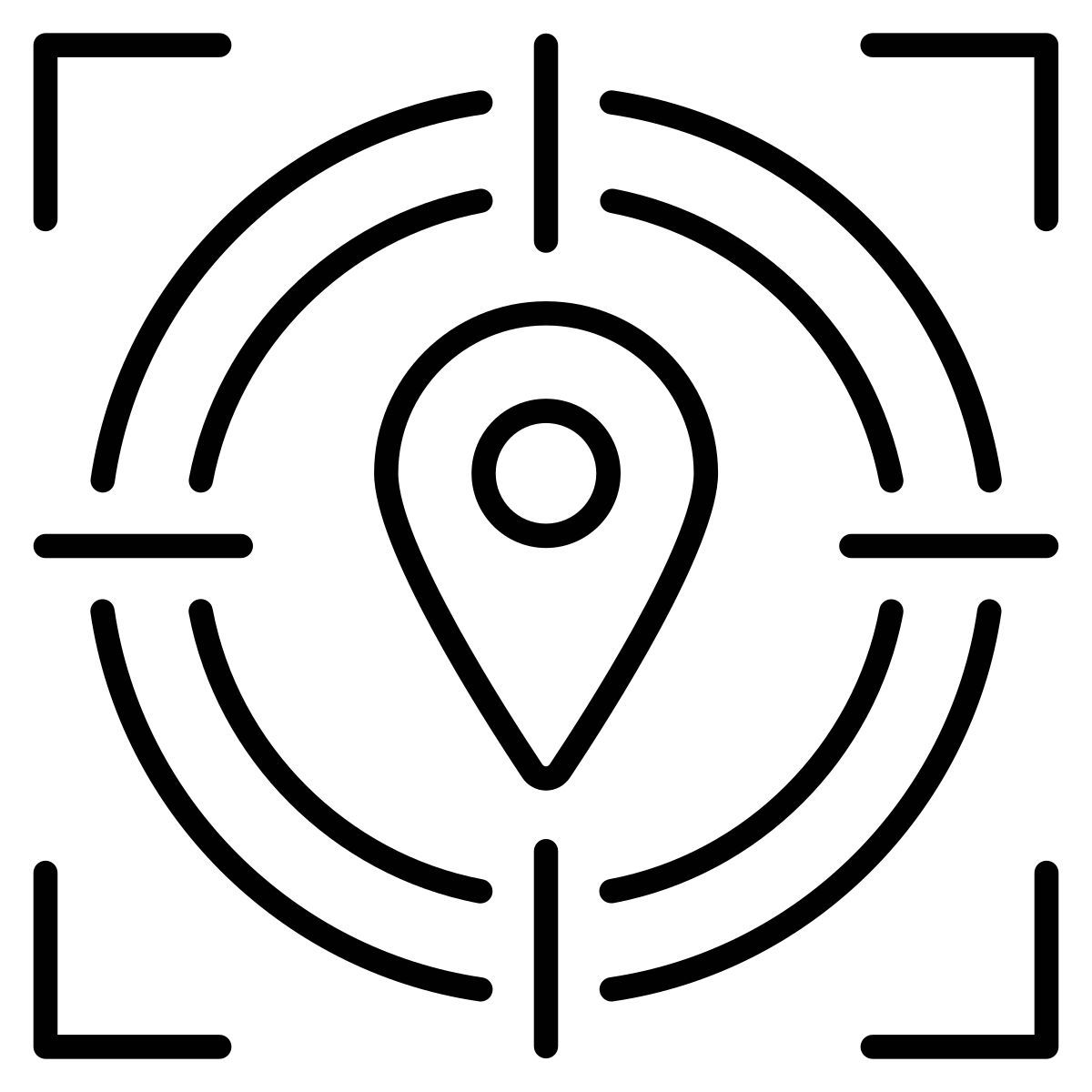 emplacement cible icon