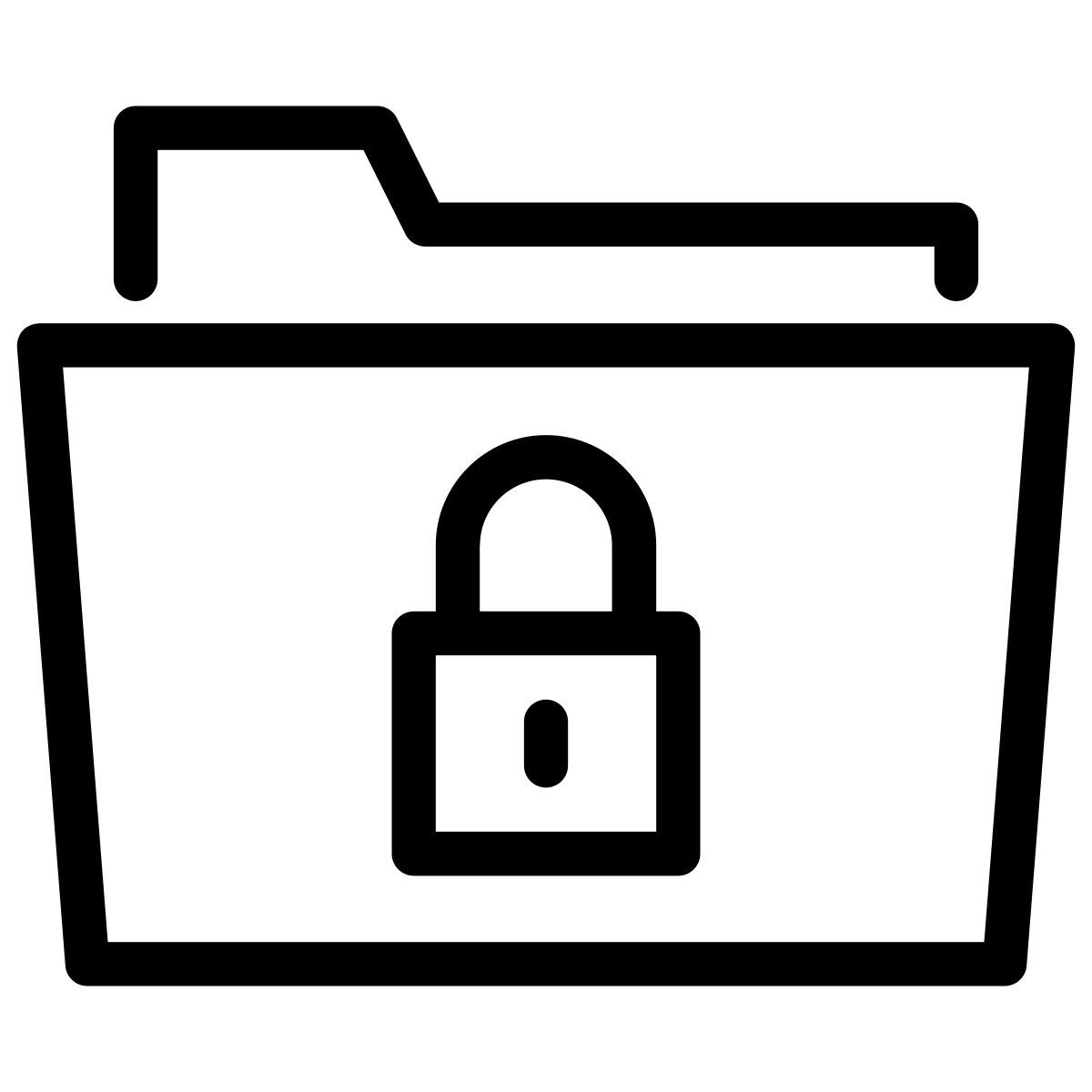 locked folder icon