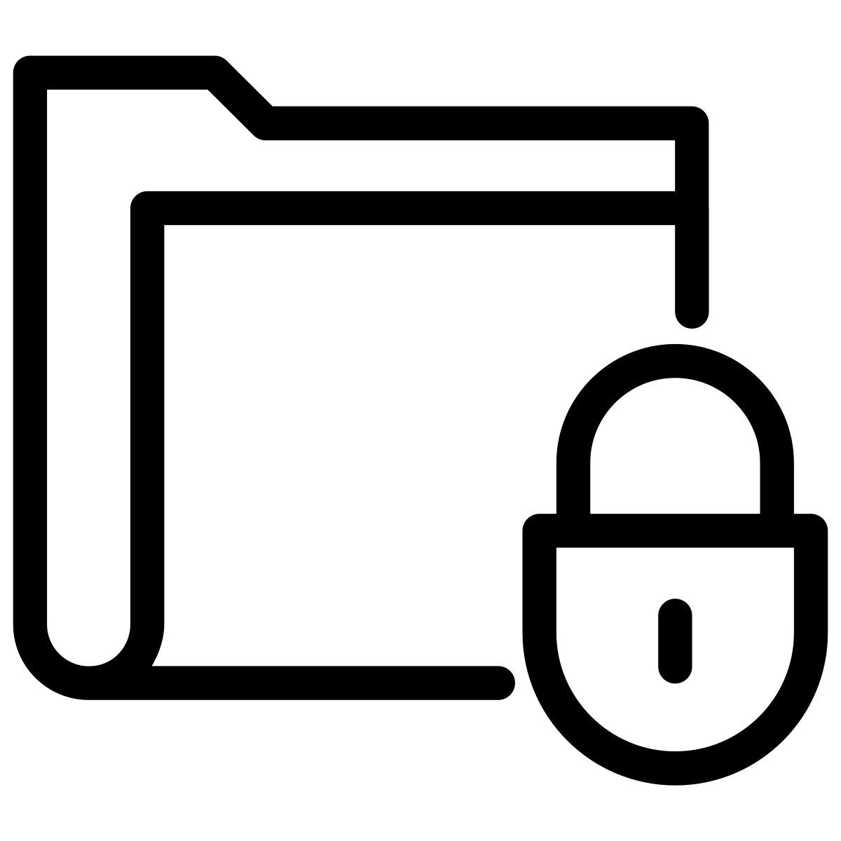 locked folder icon