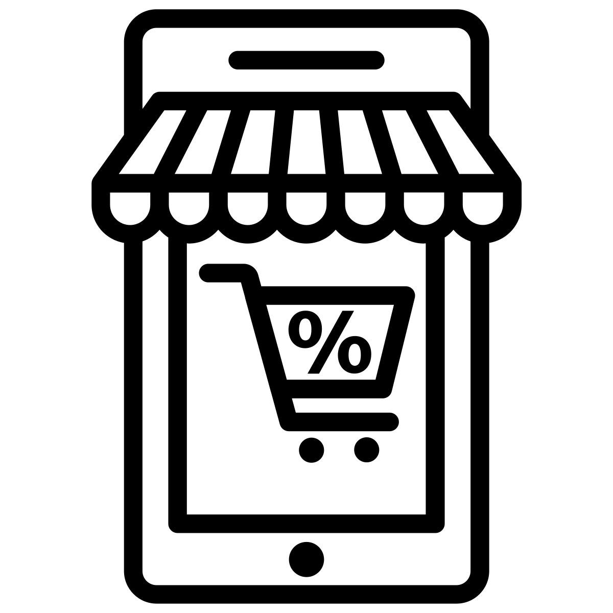 comercio móvil icon