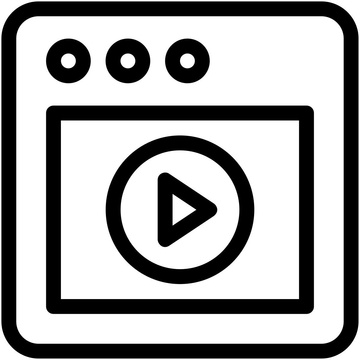 lettore multimediale icon