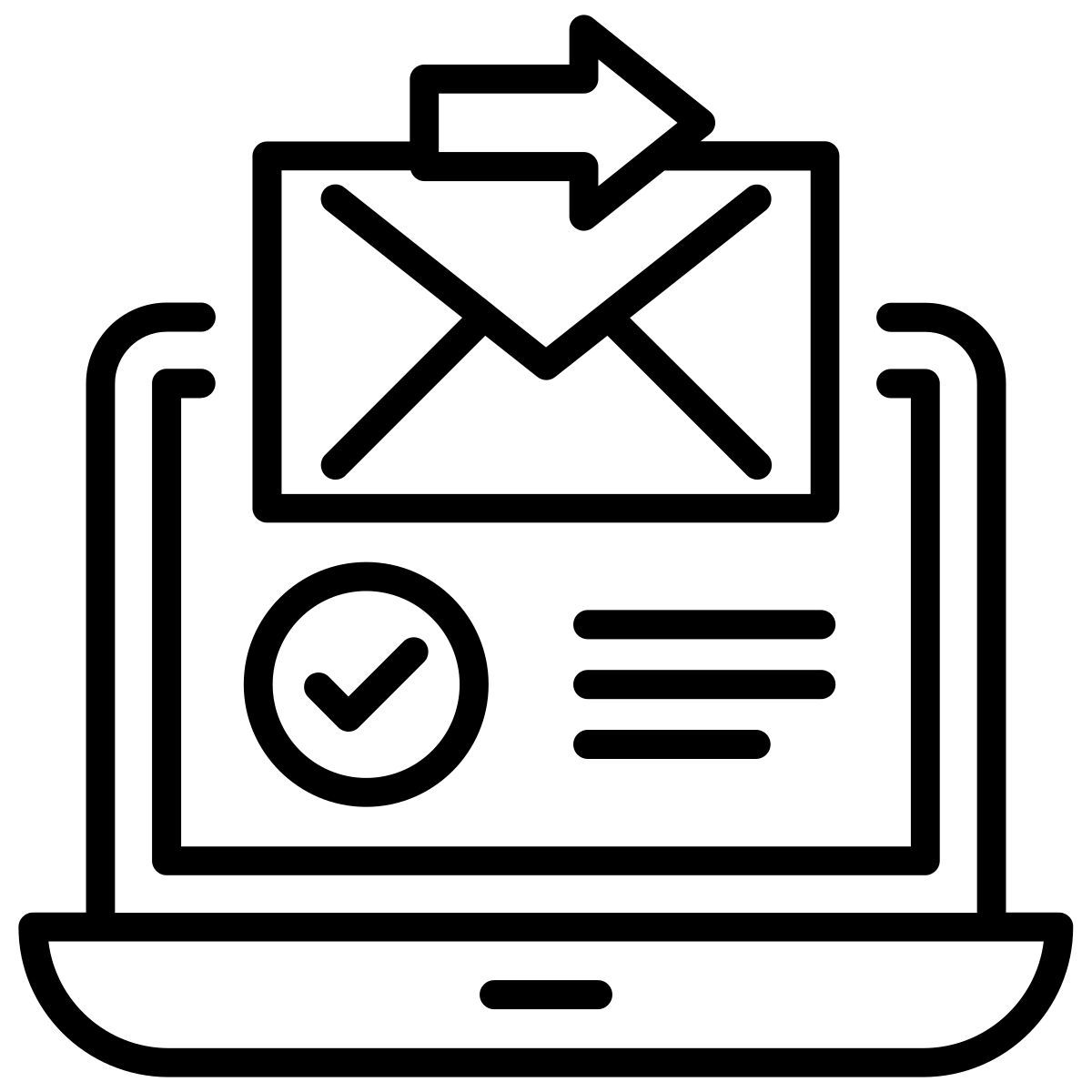 message delivery icon