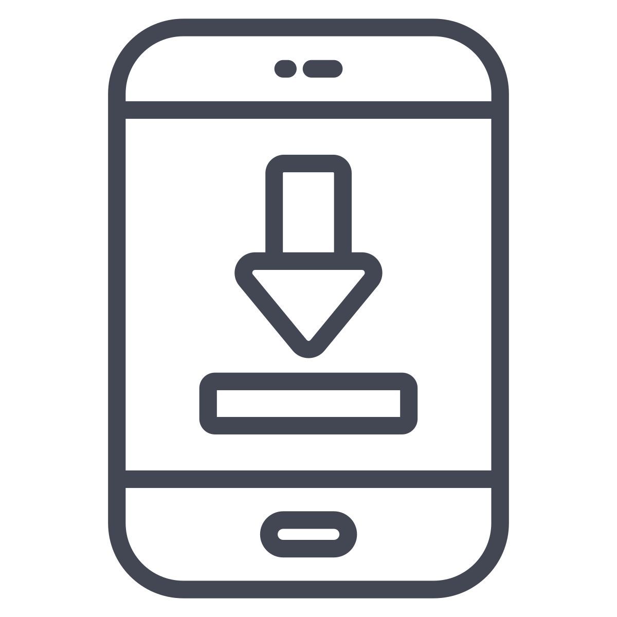 mobile download icon