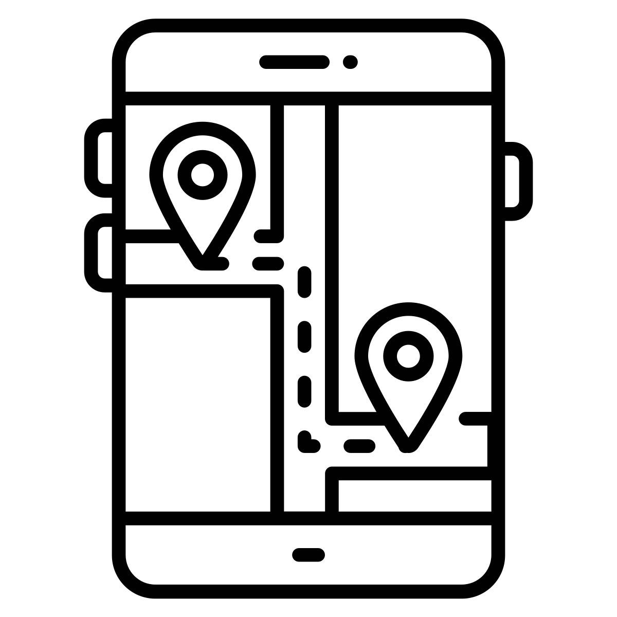 mobile location finder icon