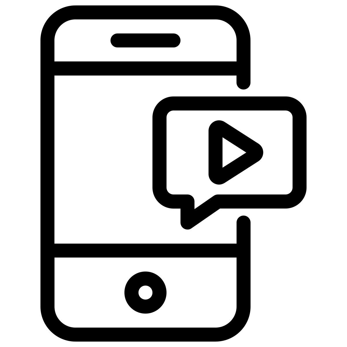 mobile media icon