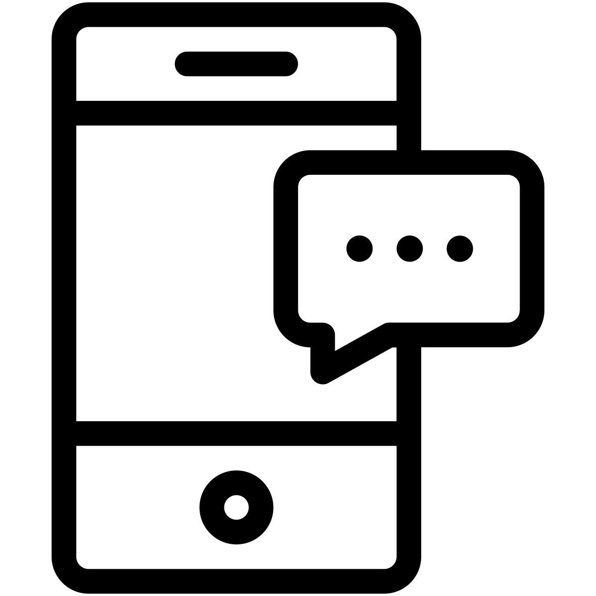 mobile message icon