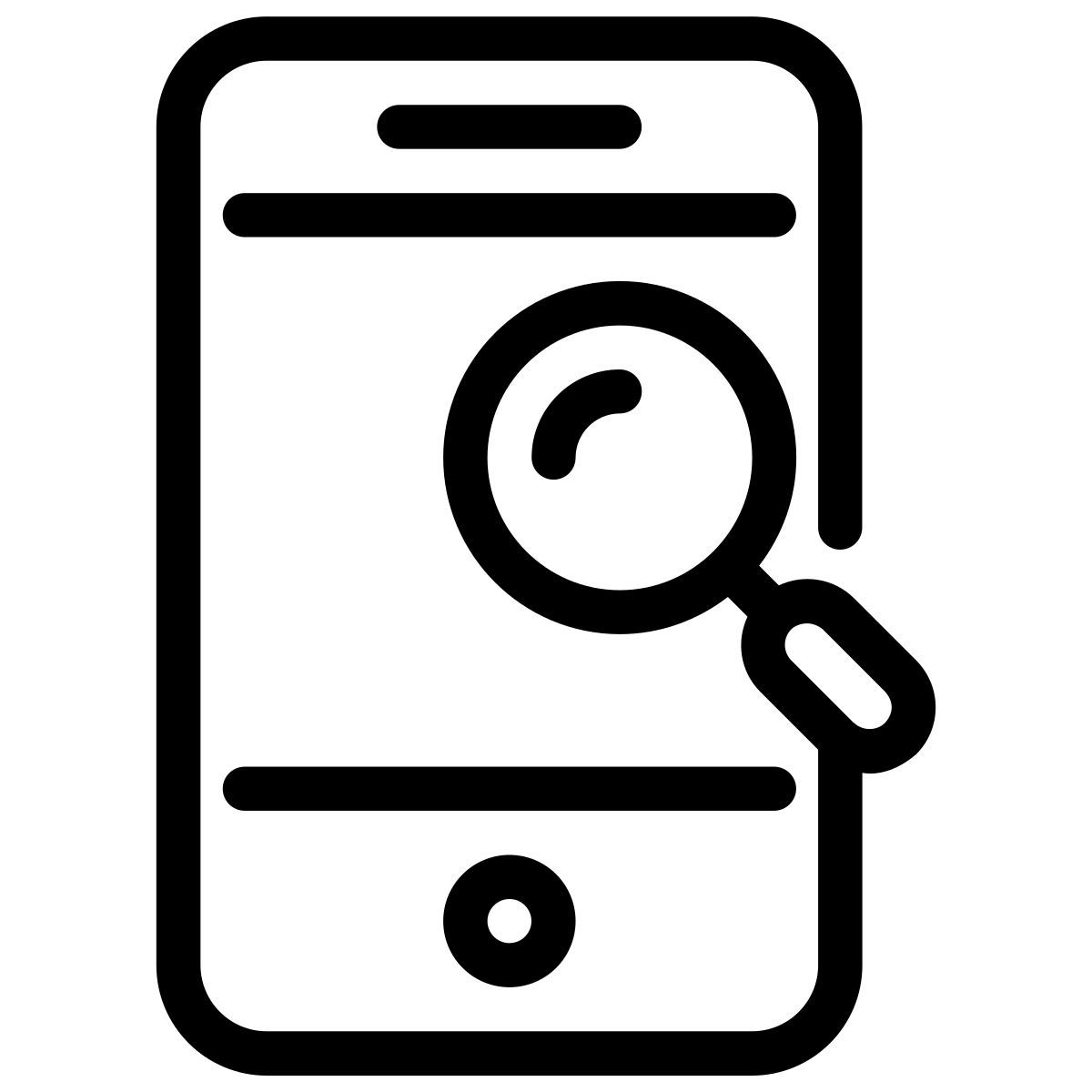 모바일 검색 icon