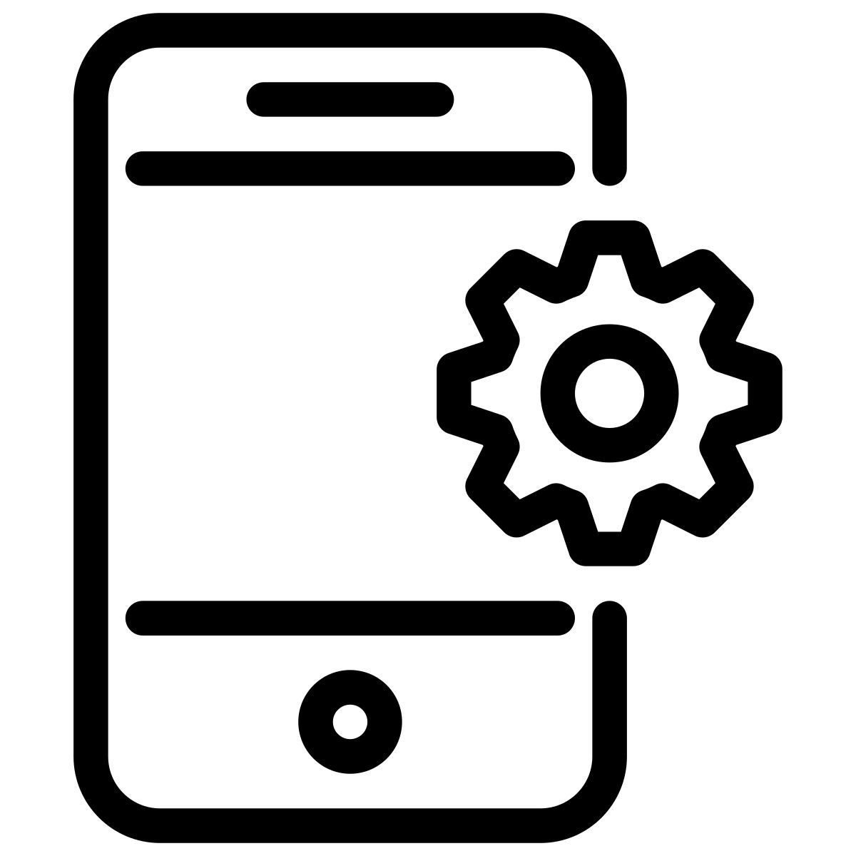 configurações móveis icon