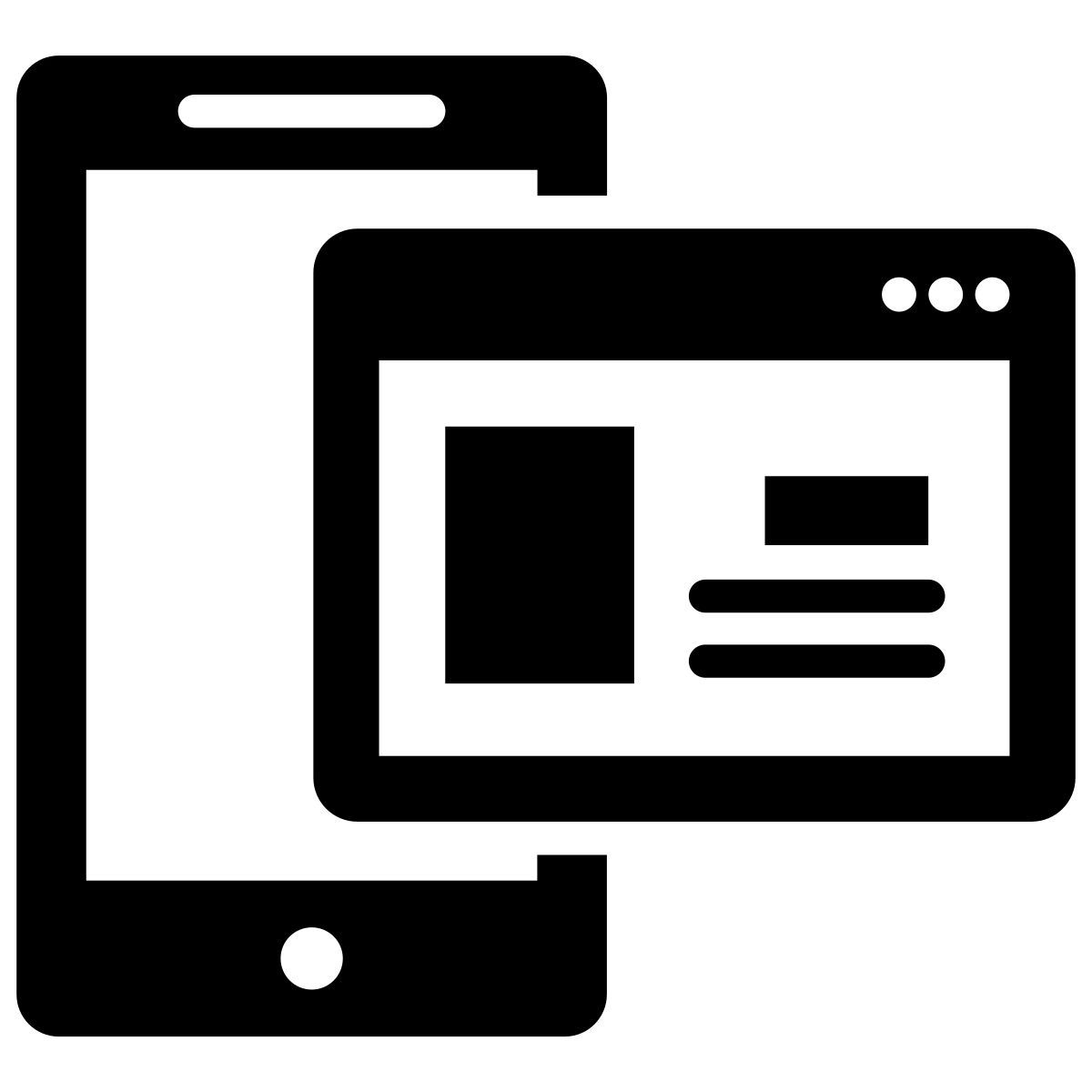移动线框 icon