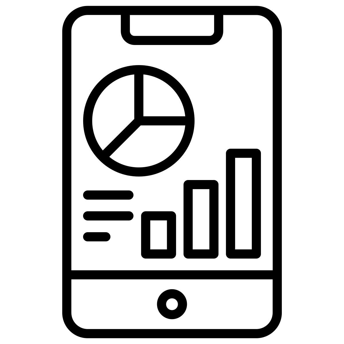 모바일 그래픽 보고서 icon