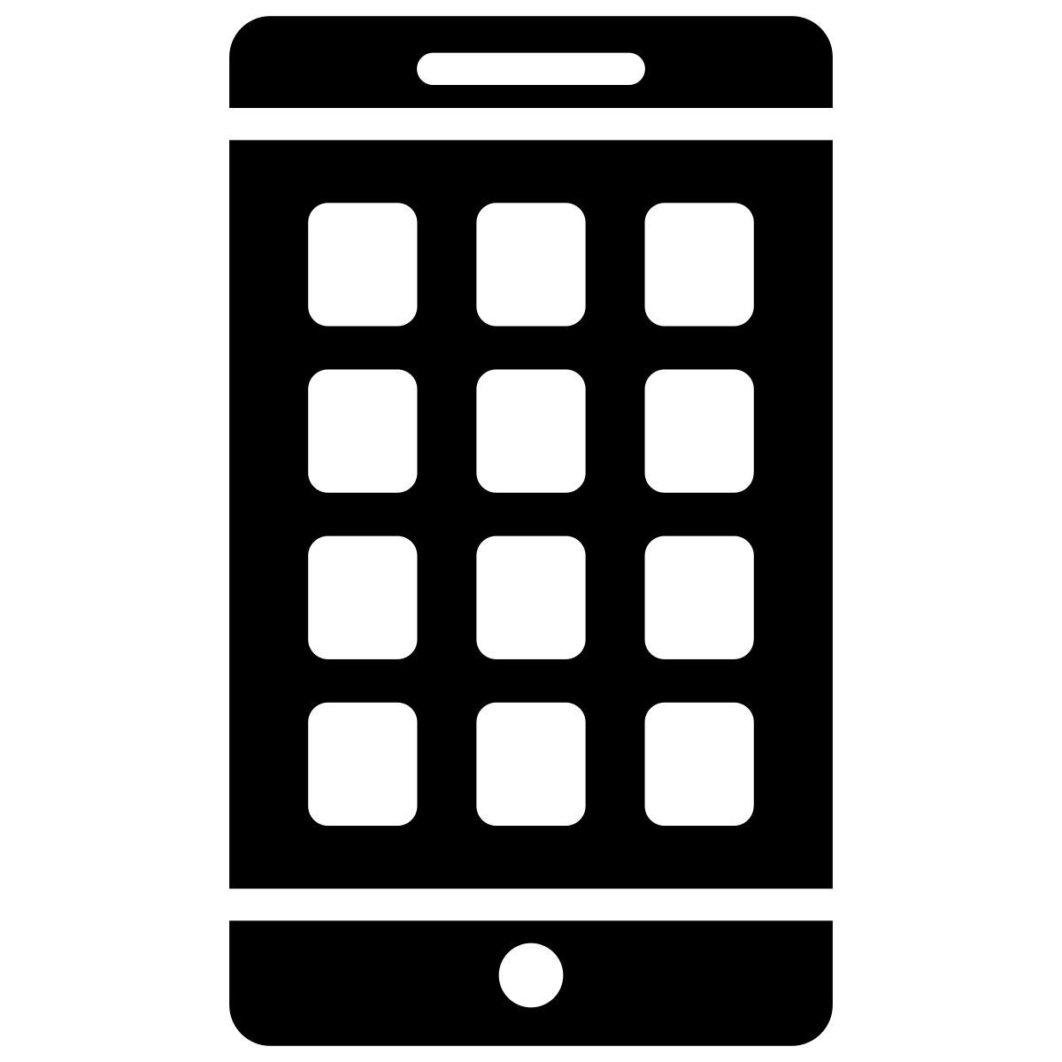 zwei smartphones icon