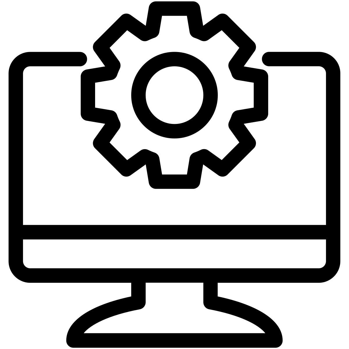 paramètres du moniteur icon