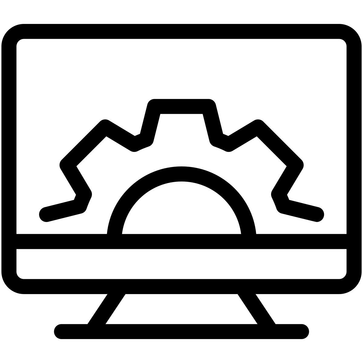 paramètres du moniteur icon