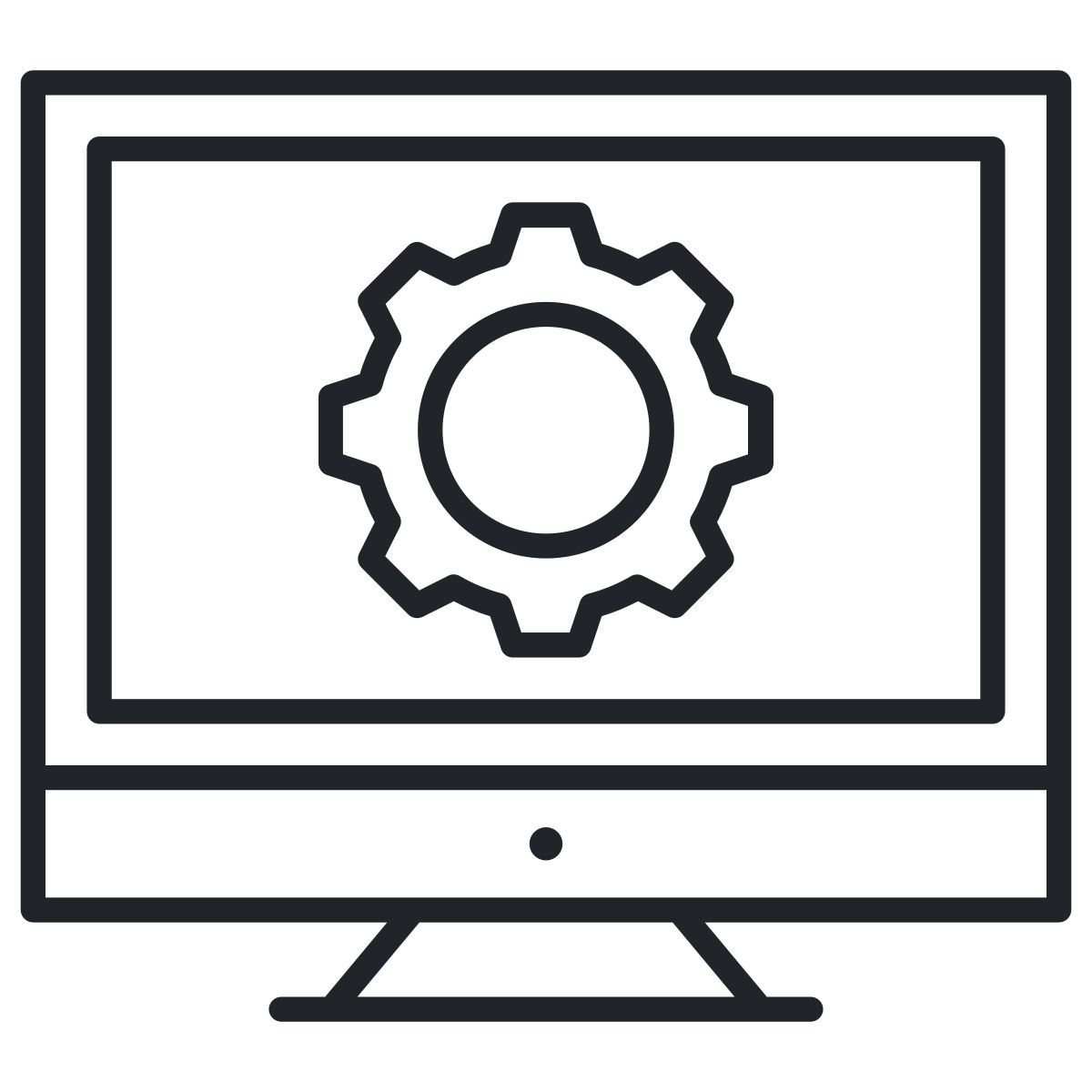 paramètres du moniteur icon