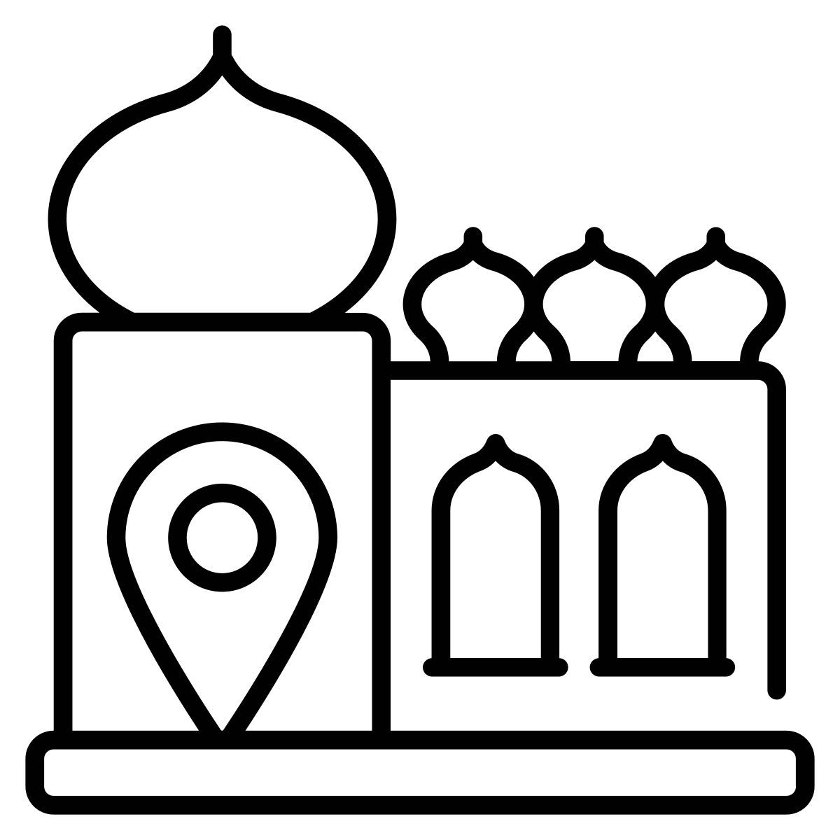 posizione della moschea icon