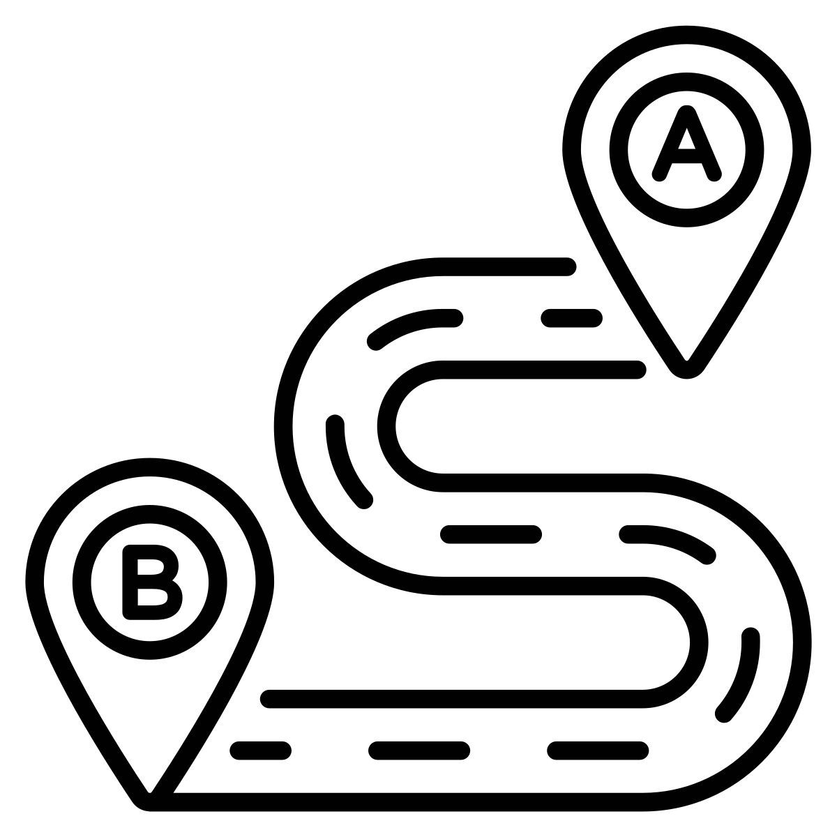 navigation trajectory icon