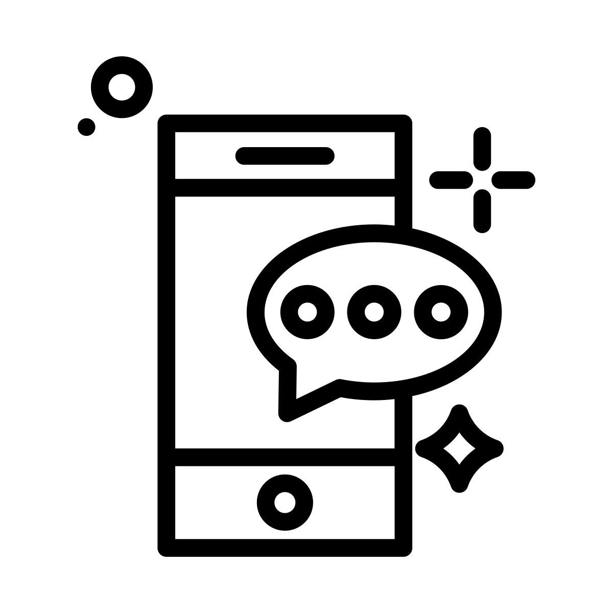 Chat en ligne icon