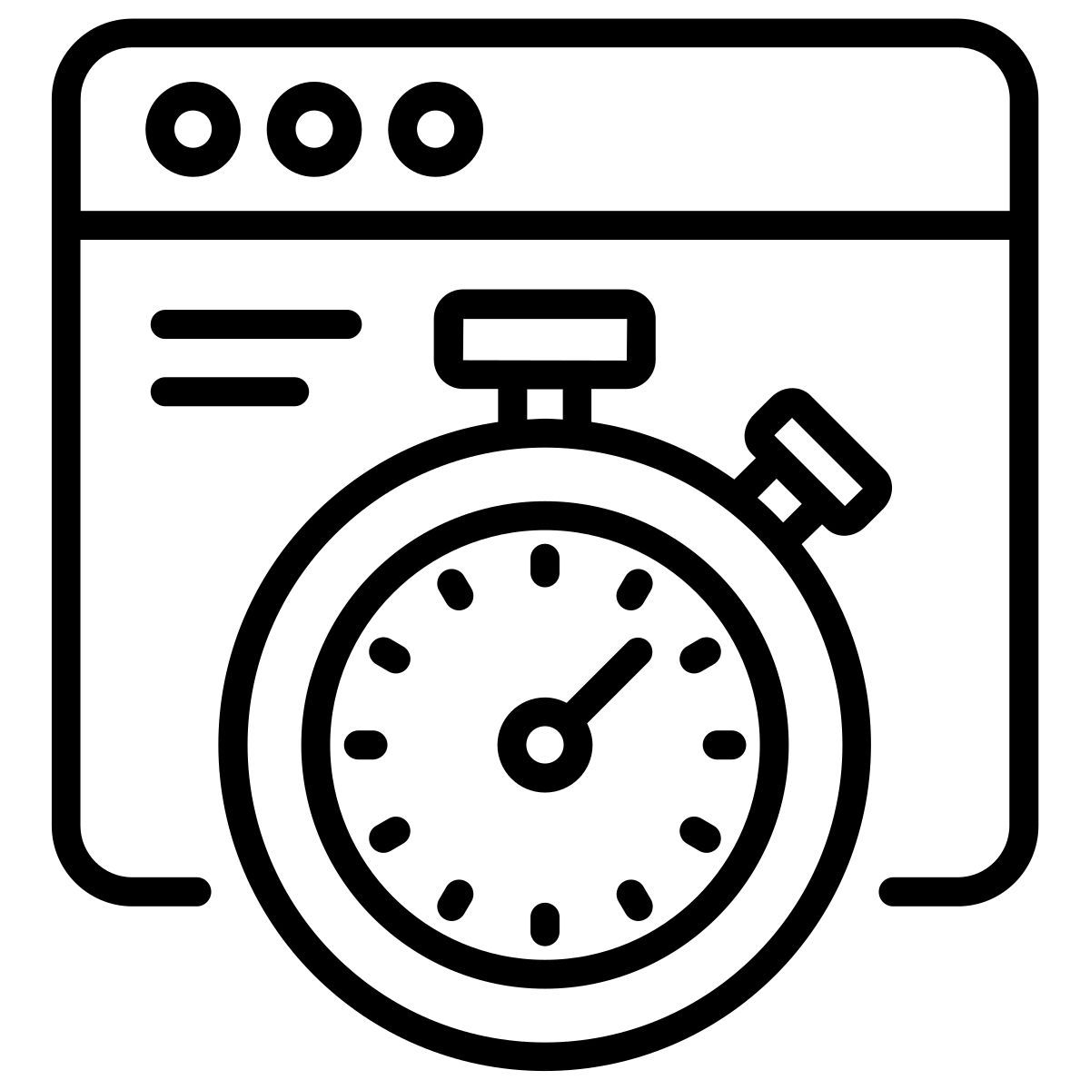 Optimisation de la vitesse des pages icon