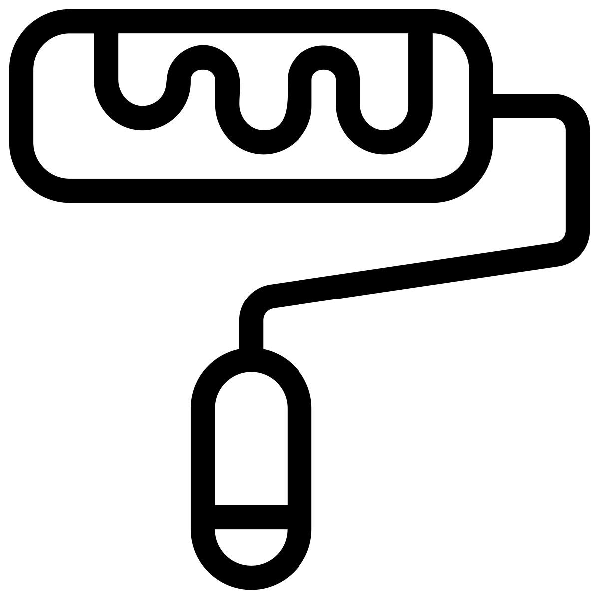 paint roller icon