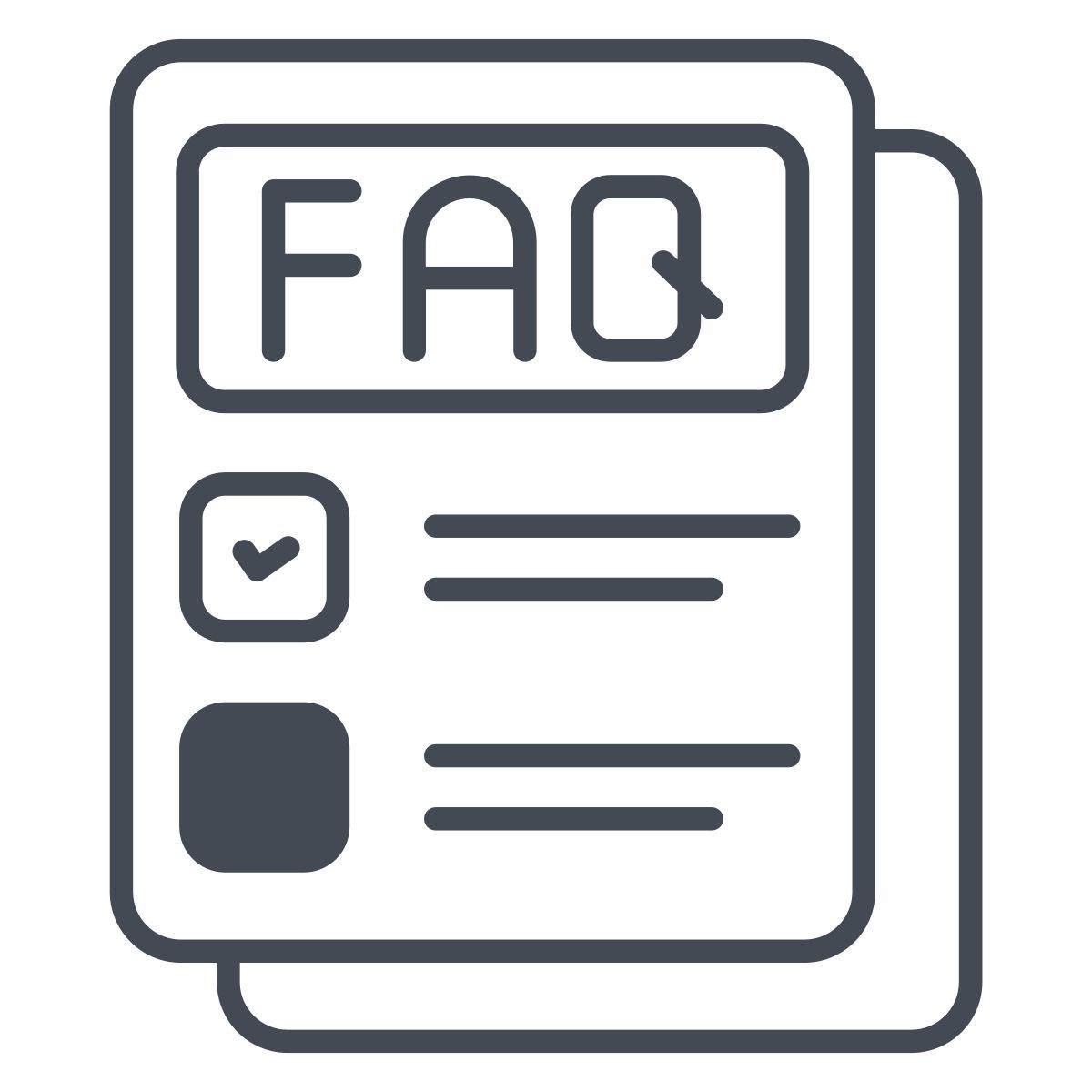 paper faq icon