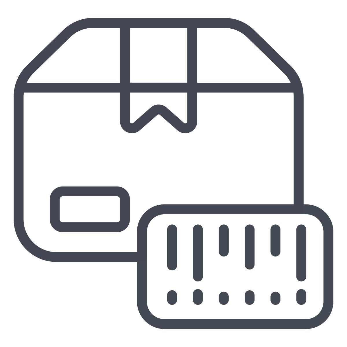 parcel code icon
