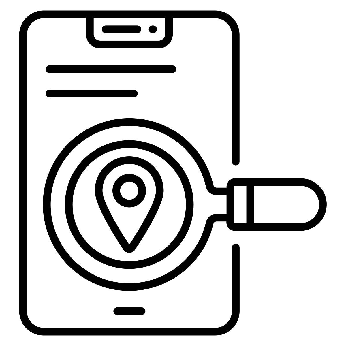 phone tracker icon