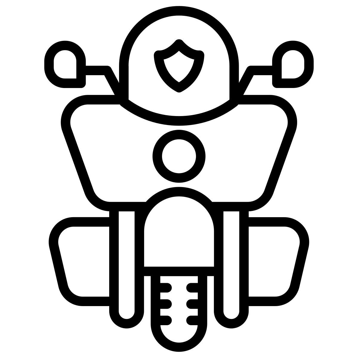 police motorcycle icon