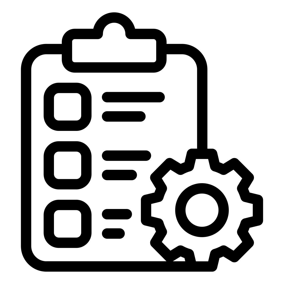 process lists icon