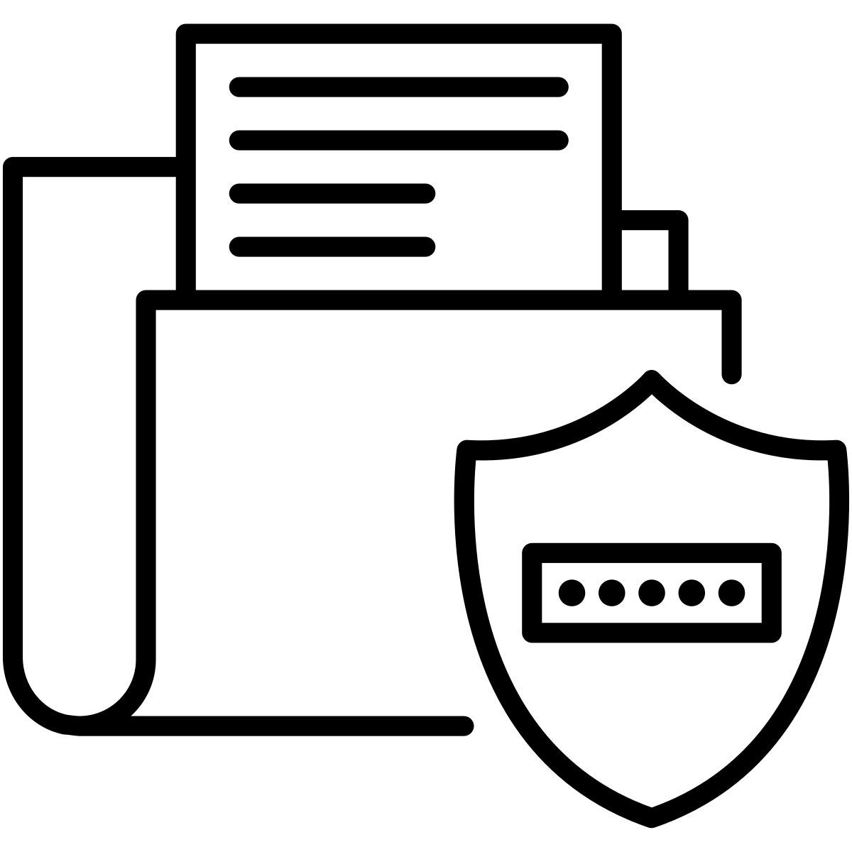 cartella protetta icon