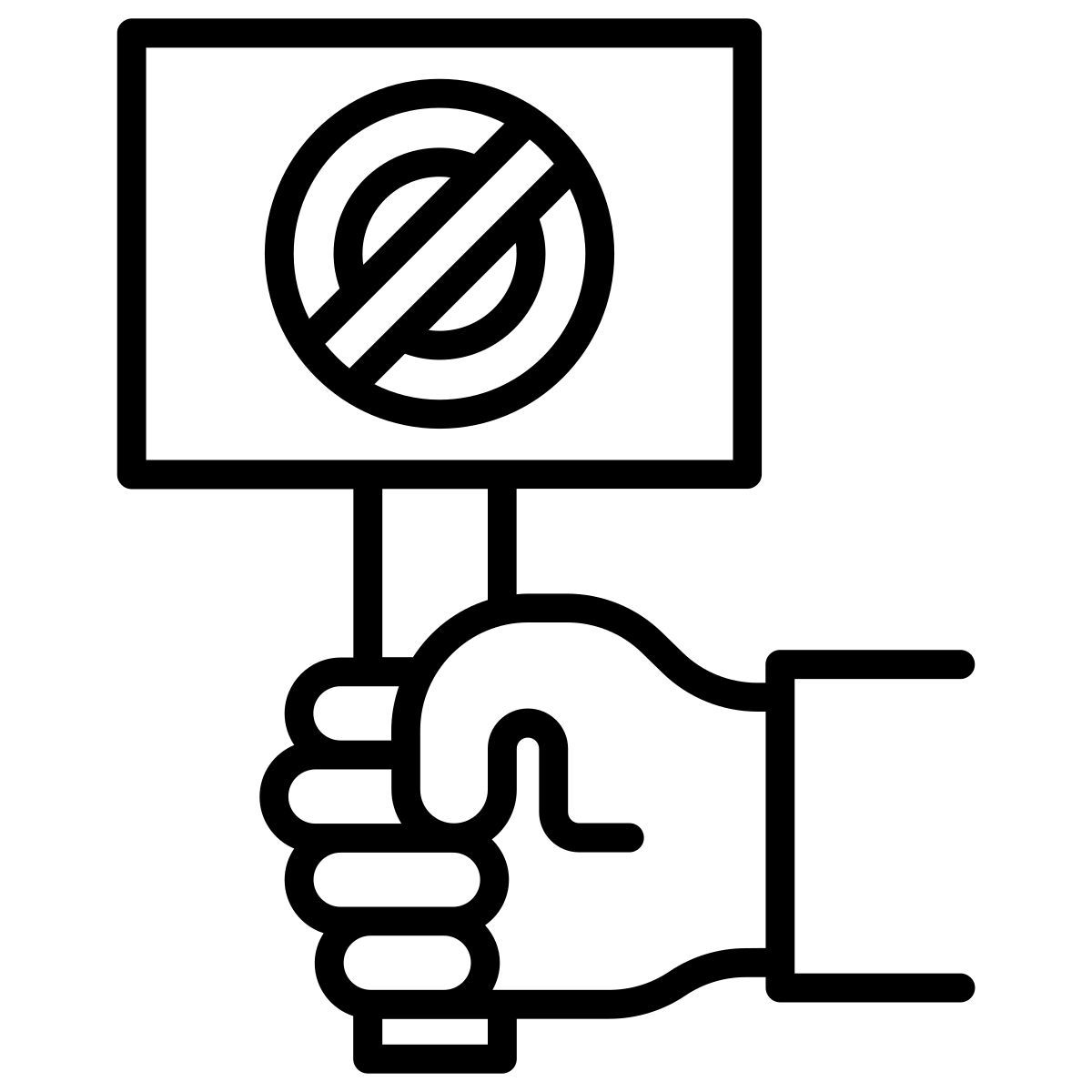 protest icon