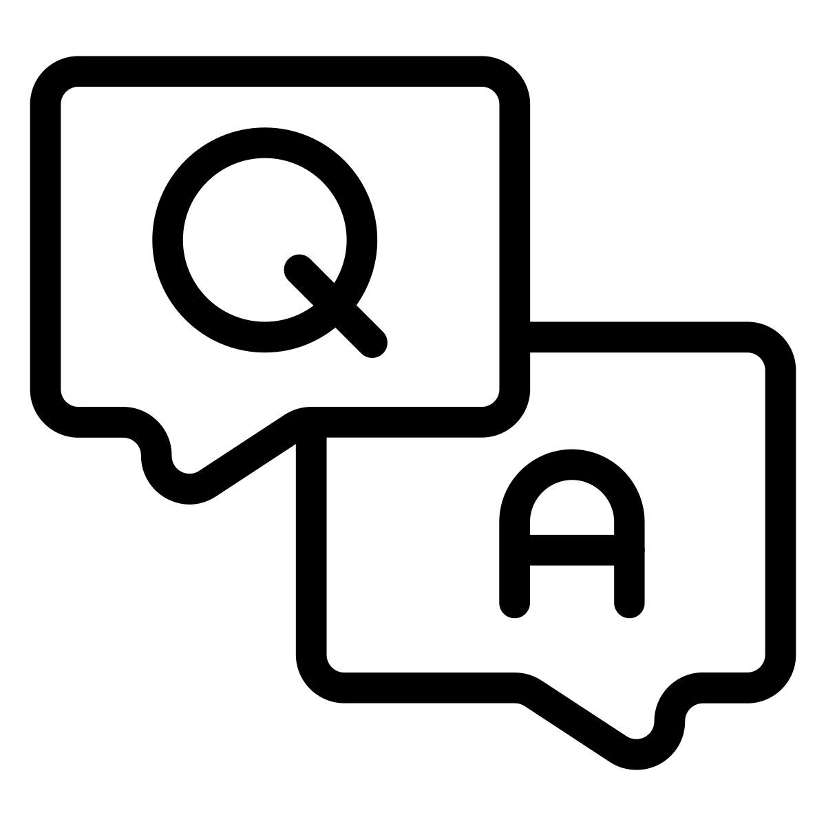 question and answer icon