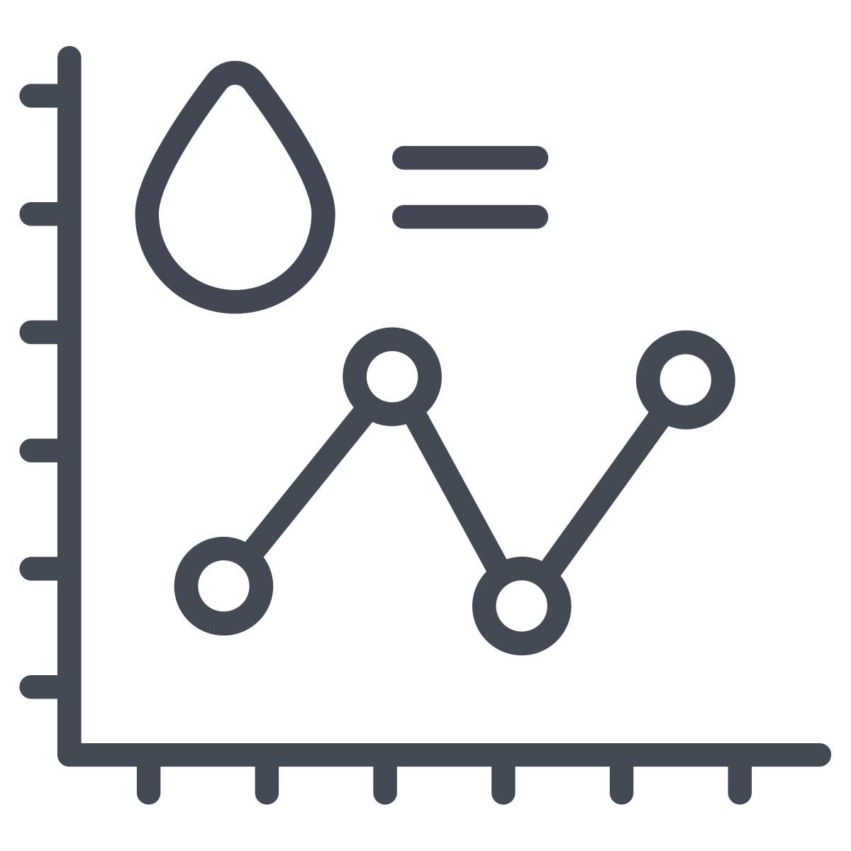 rain graph icon