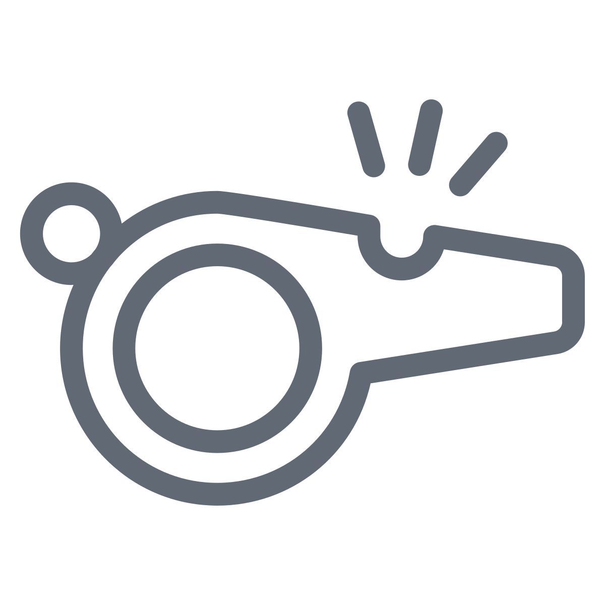 referee whistle icon