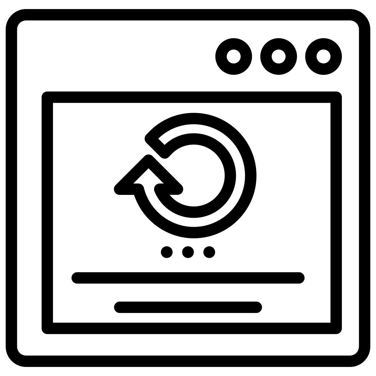 web neu laden icon