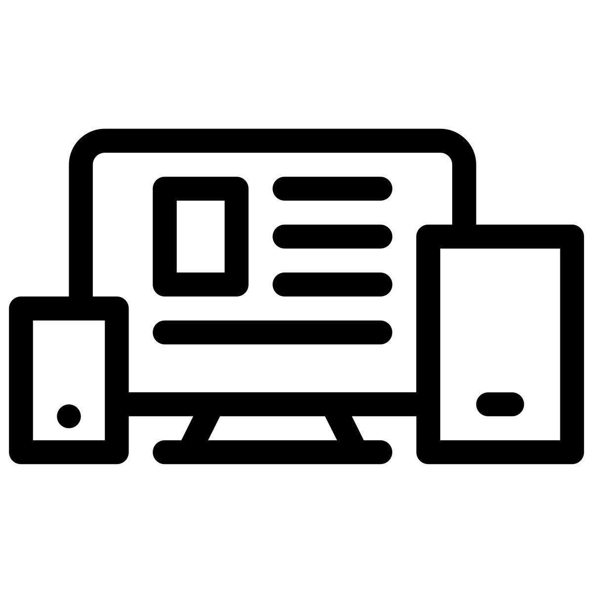 responsive web icon