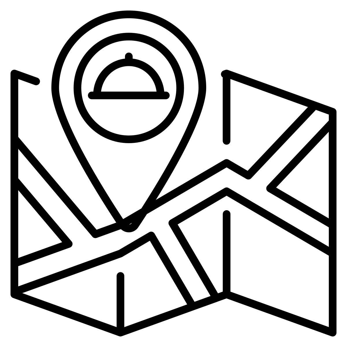 restaurant location icon