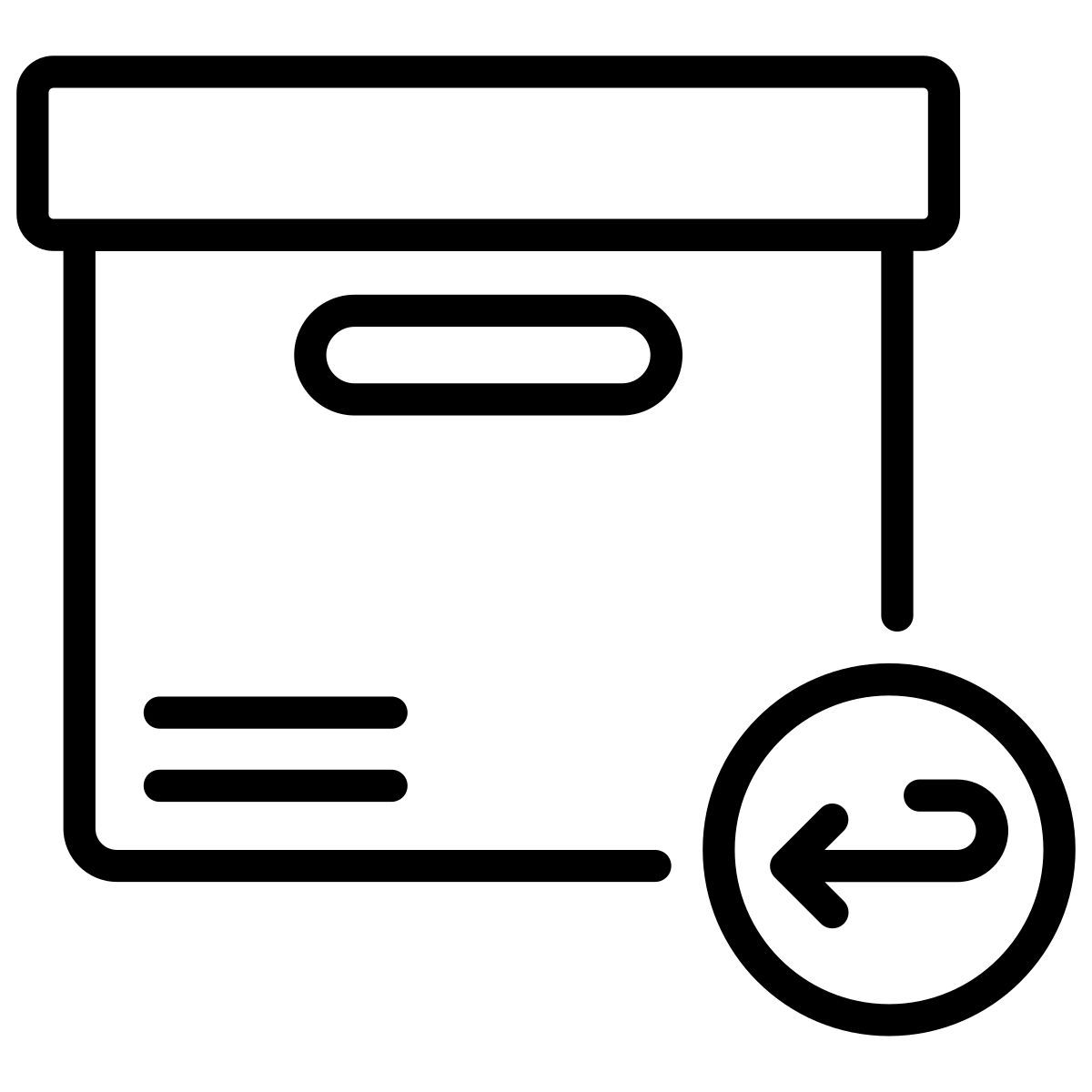 devolução de encomenda icon