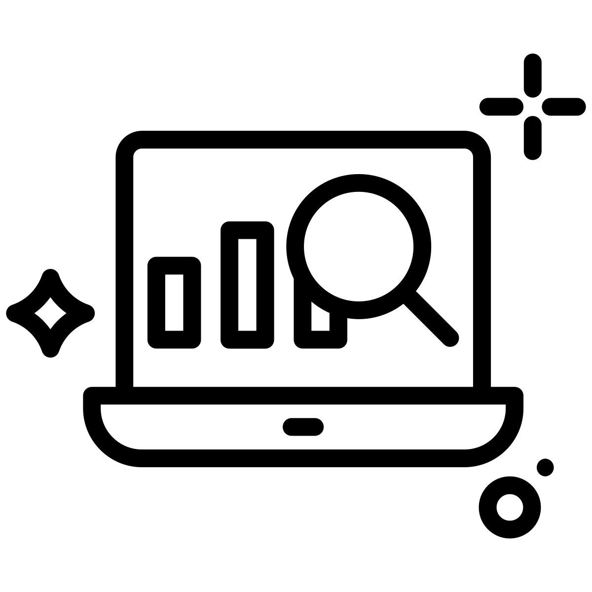 search graph icon