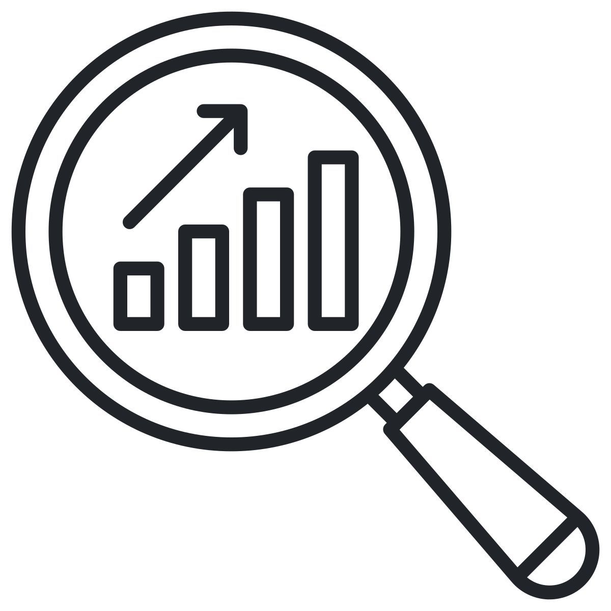 search graph icon