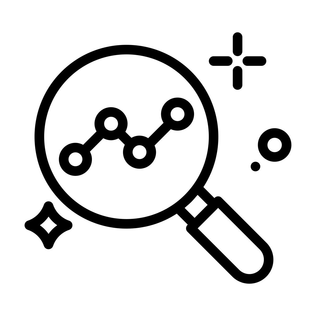 search graph icon