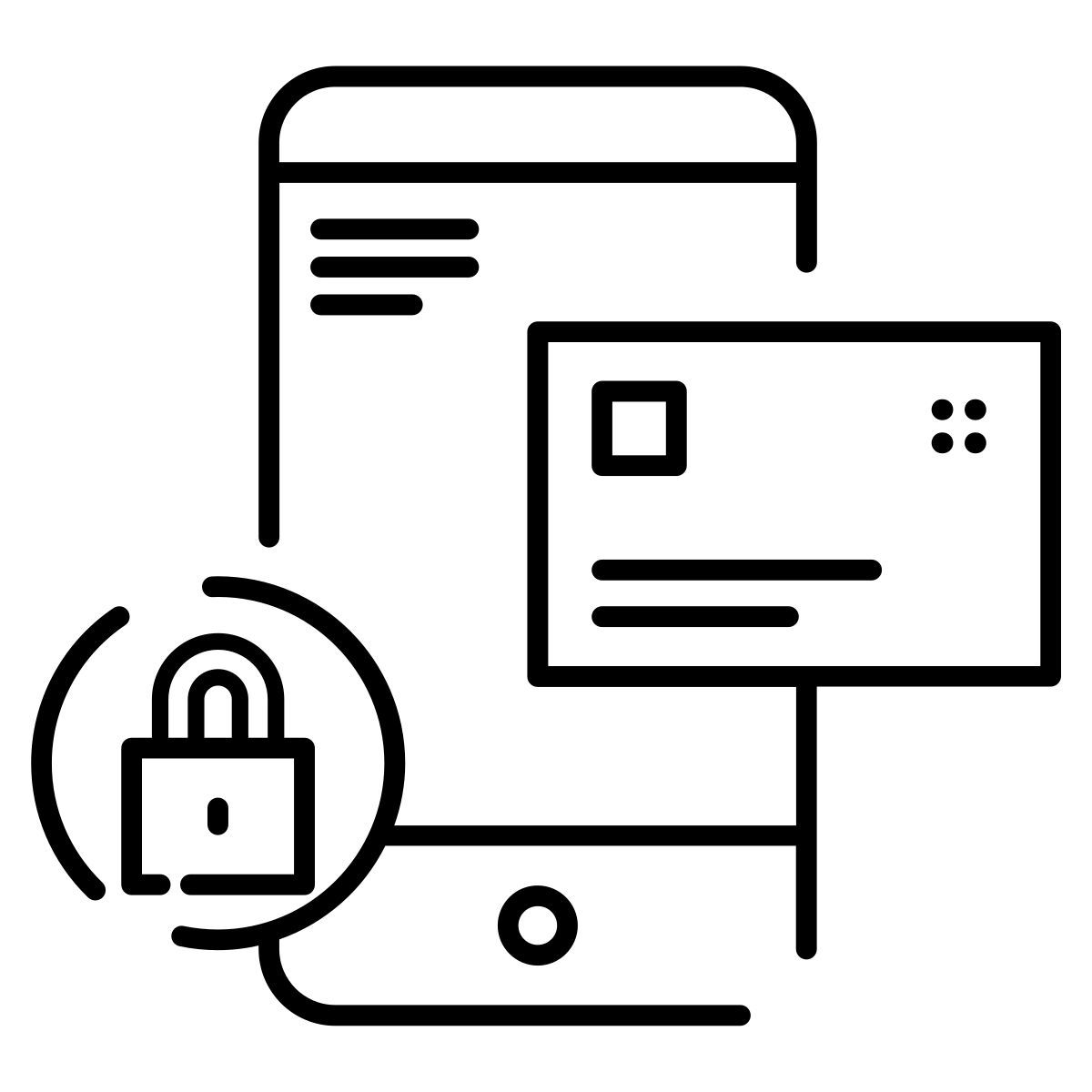 secure transactions icon
