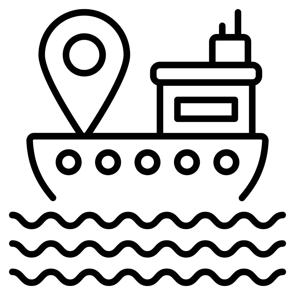 ubicación del barco icon