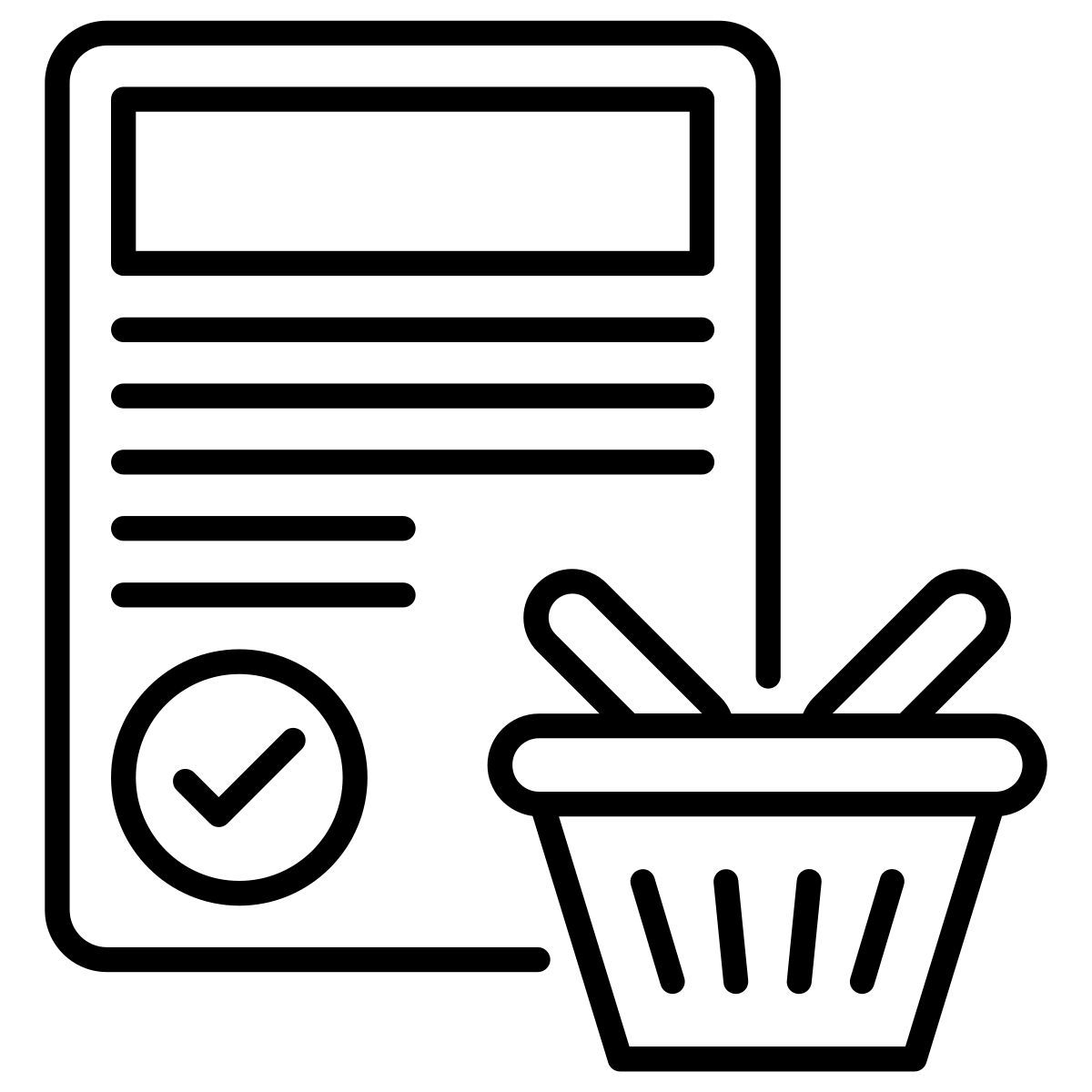 shopping agreement icon