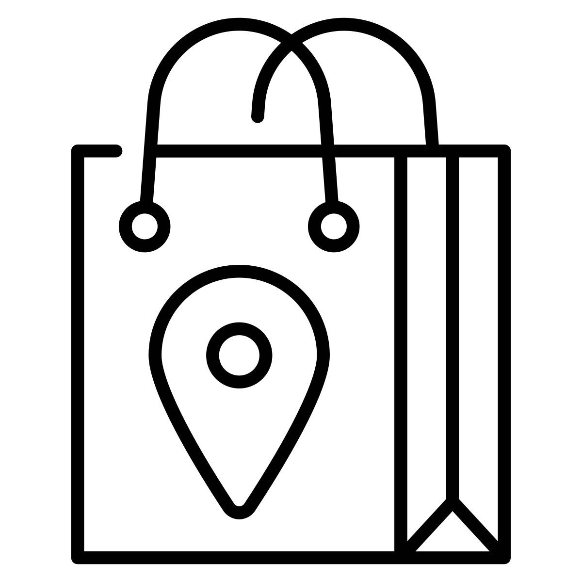 ubicación de compras icon